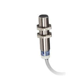 TES Electric Inductive Proximity Metal Barrel Sensor; 12mm; Embeddable; 12-24VDC; NO; NPN; 2m Potted Cable